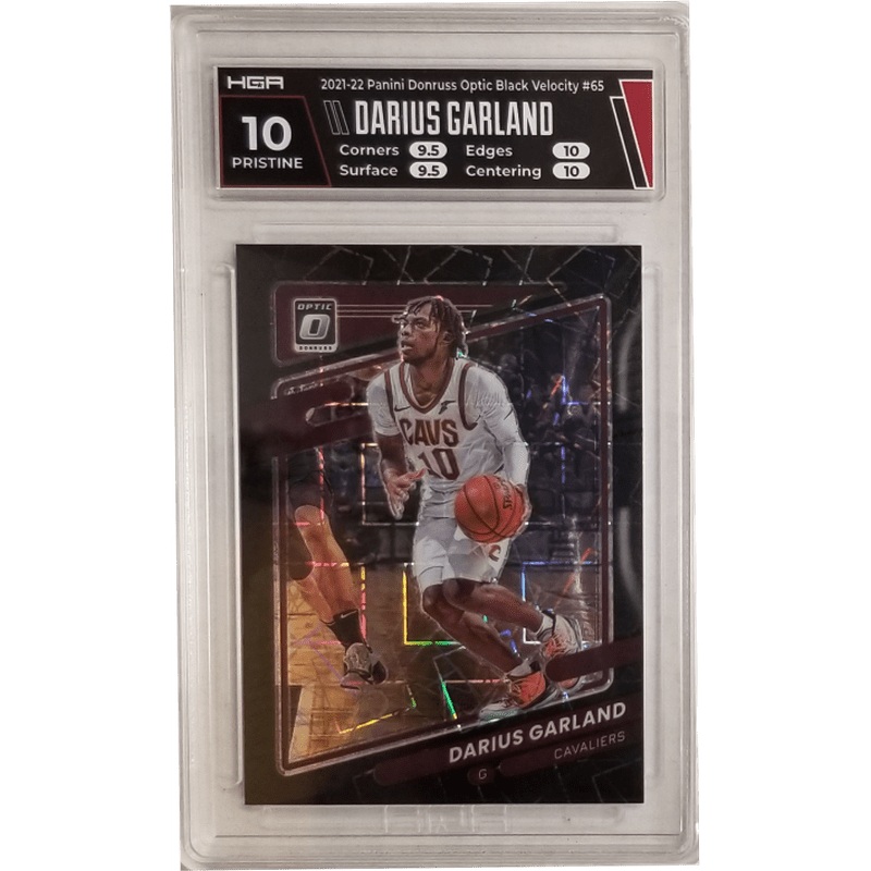Darius Garland 2021-22 Panini Donruss Optic Black Velocity #65 HGA 10