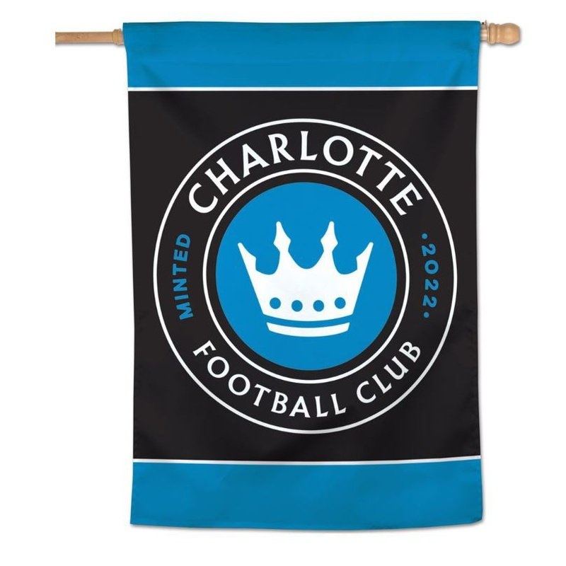 Vertical Flag: Charlotte Football Club 28″x40″
