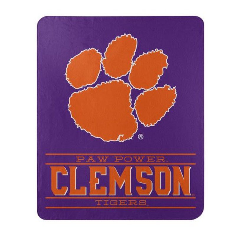 Blanket: Clemson Tigers- 50×60, Fleece