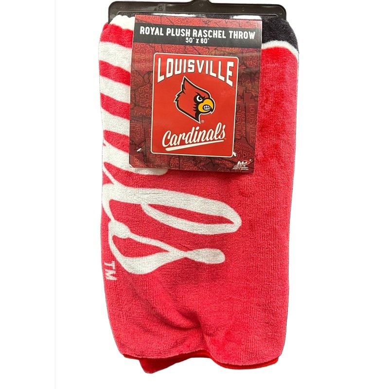 Blanket: Louisville Cardinals-50×60, Plush