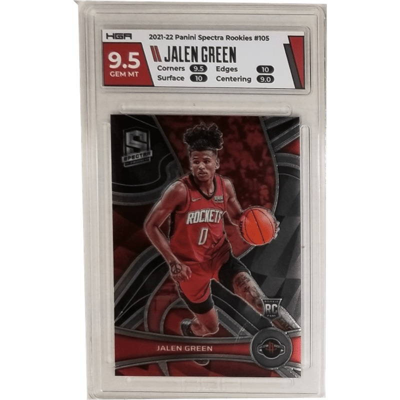 Jalen Green: 2021-22 Panini Spectra Rookies #105 HGA 9.5
