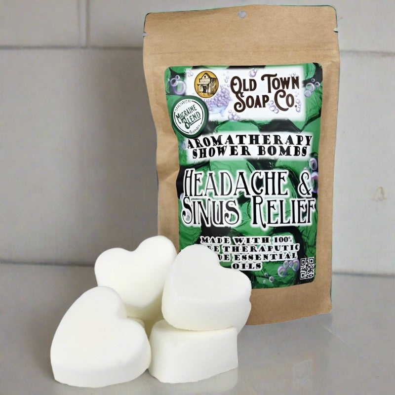 Aromatherapy Shower Bomb – Headache & Sinus
