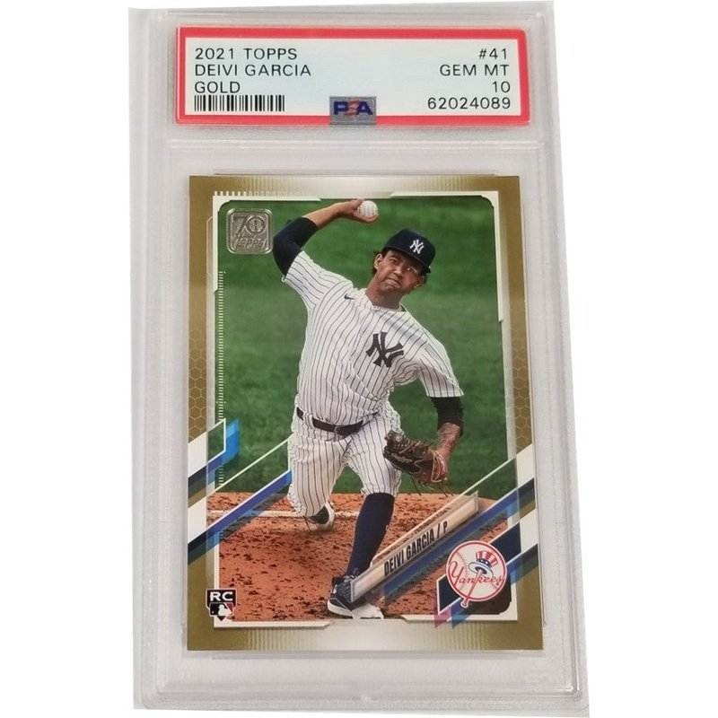 Deivi Garcia 2021 Topps Gold #41 PSA 10
