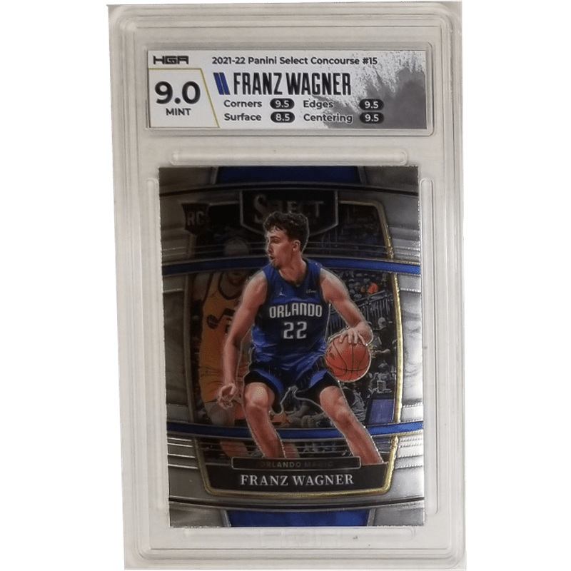 Franz Wagner: 2021-22 Panini Select Concourse #15 HGA 9.0