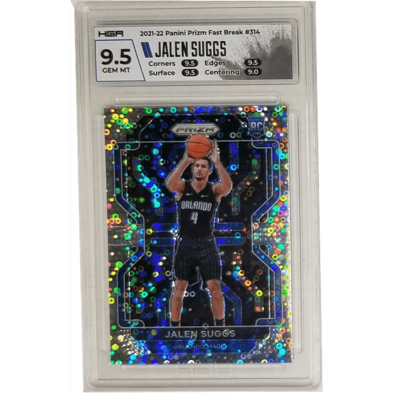 Jalen Suggs: 2021-22 Panini Prizm Fast Break #314 HGA 9.5