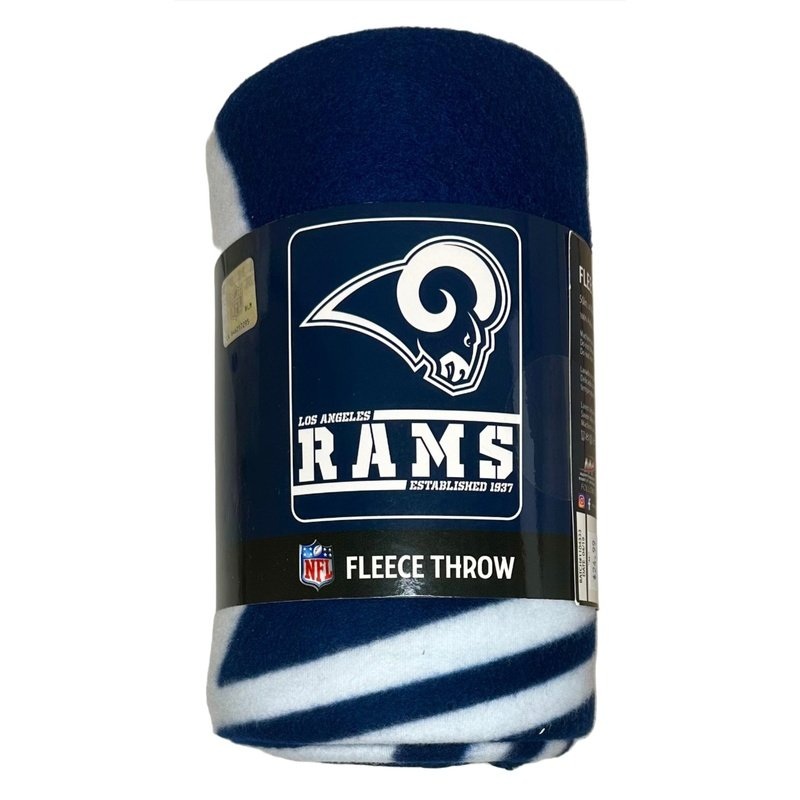 Blanket: LA Rams- 50×60, Rolled Fleece