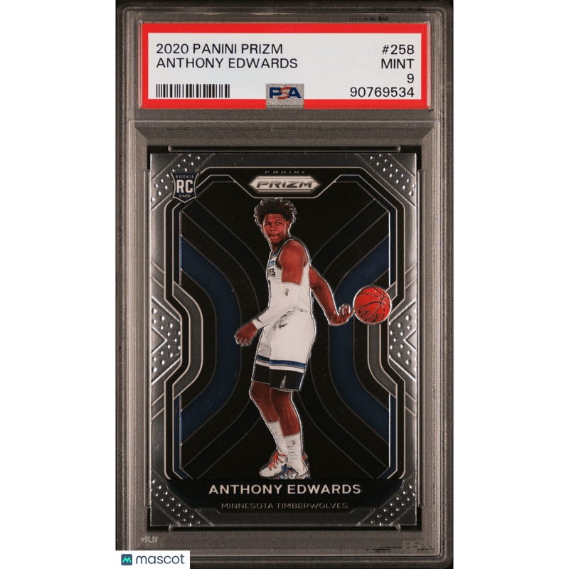 Anthony Edwards 2020 Panini Prizm #258 PSA 9 – 90769534