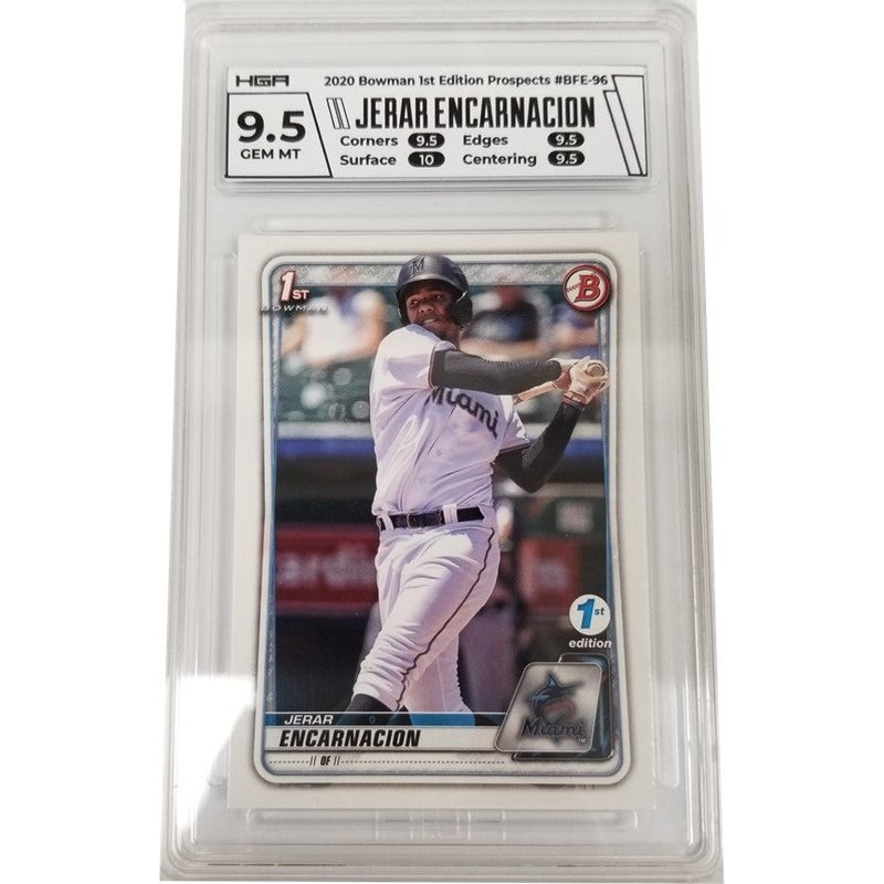 Jerar Encarnacion: 2020 Bowman 1st Edition Prospects #BFE-96 HGA 9.5