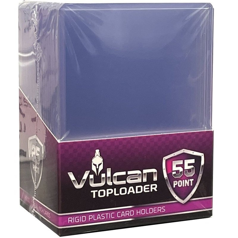 Top Loader: Vulcan Shield 55pt   Secure Protection for 2.5″ x 3.5″ Cards (25-Pack)