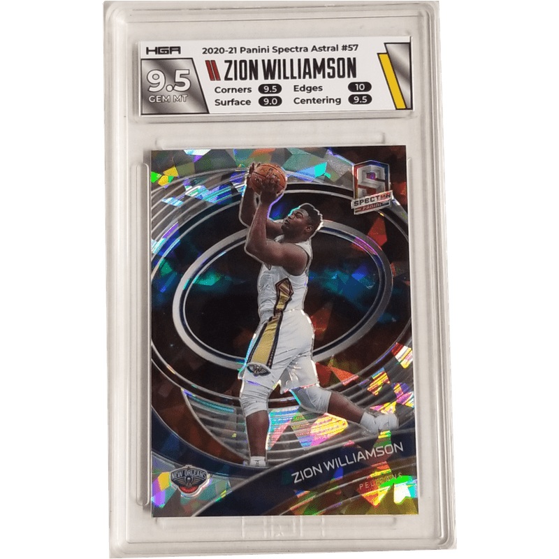 Zion Williamson 2020-21 Panini Spectra Astral #57 HGA 9.5