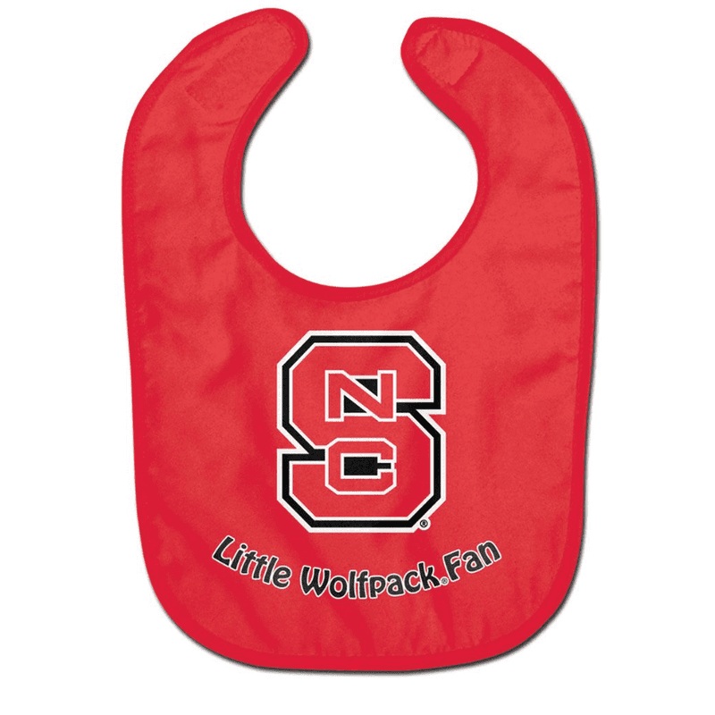 Baby Bib: NC State Wolfpack – “Little Wolfpack Fan”