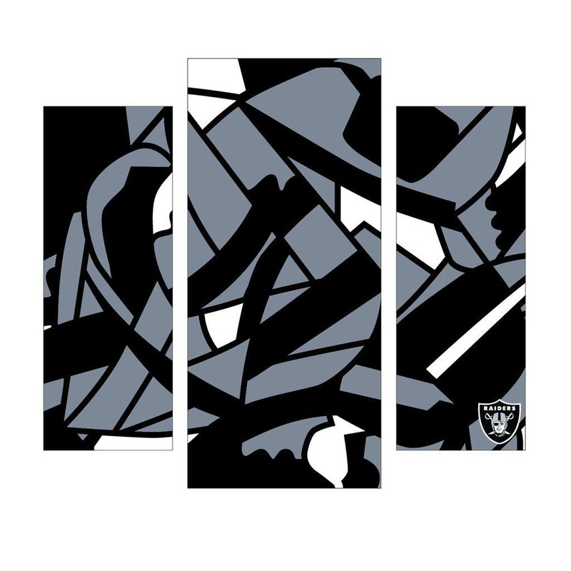 Wall Decor: Las Vegas Raiders – Modern Wall Art 3pc