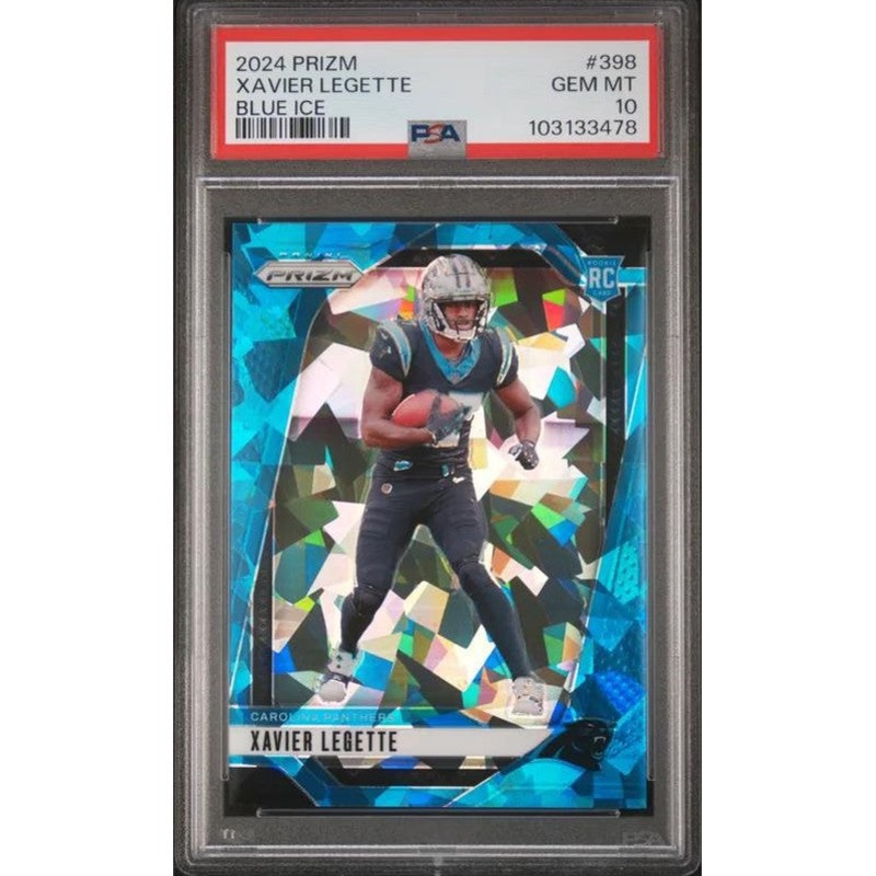 Xavier Legette 2024 Panini Prizm #398 PSA 10