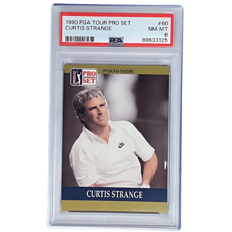 Curtis Strange 1990 PGA Tour Pro Set #50 PSA 8
