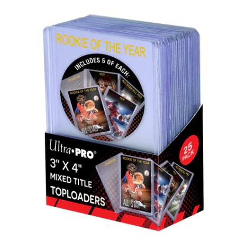 Top Loaders: Ultra Pro – 3″x4″ – Mixed Title