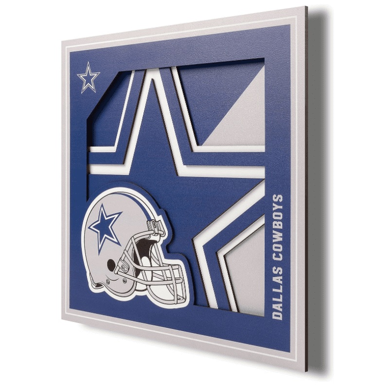 Wall Art: Dallas Cowboys Logo Series 12″x 12″