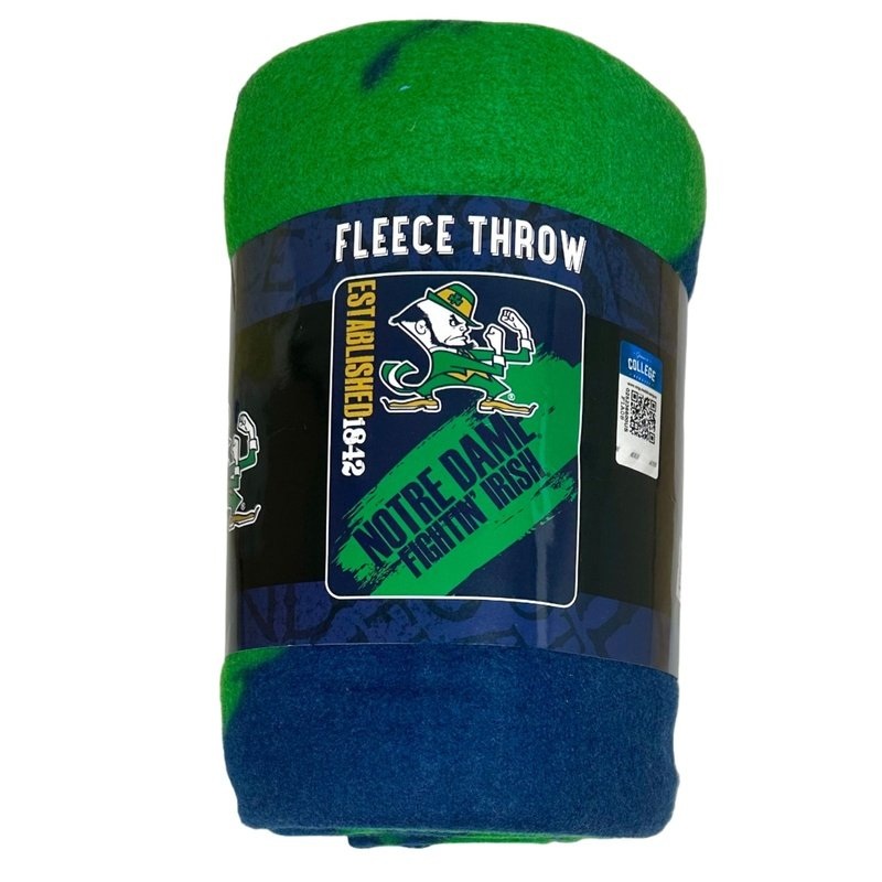 Blanket: Notre Dame Irish- 50×60, Fleece
