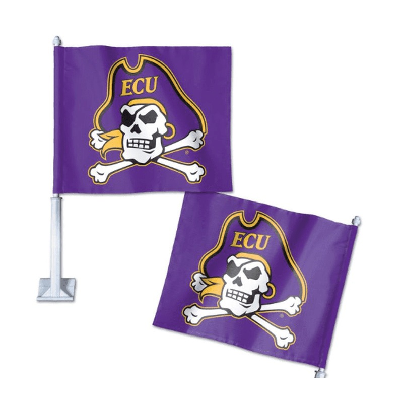 Car Flag: East Carolina Pirates 11.75″ x 14″