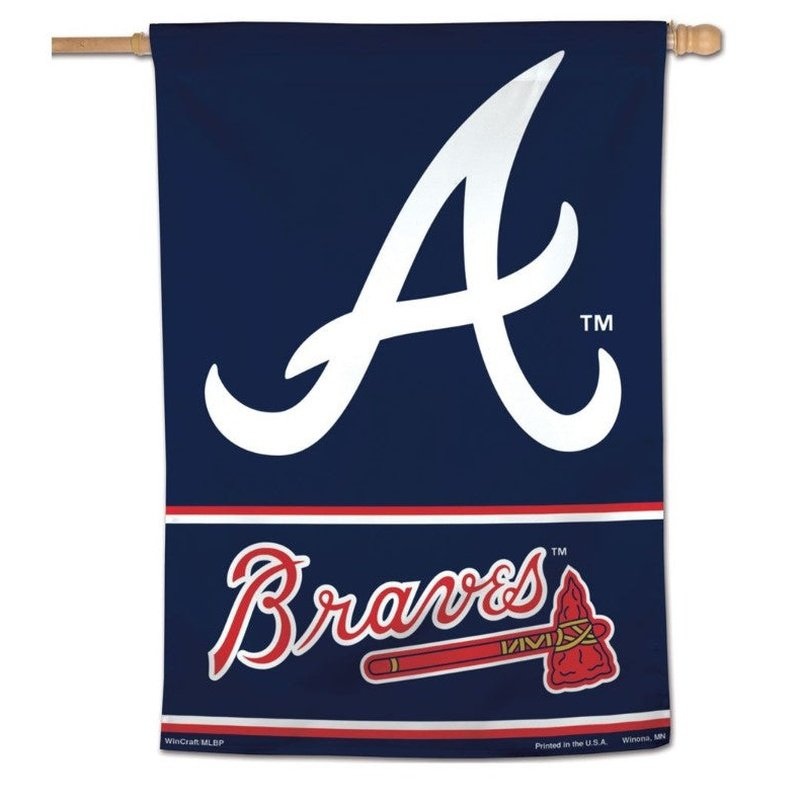 Vertical Flag: Atlanta Braves – Wordmark 28″x40″