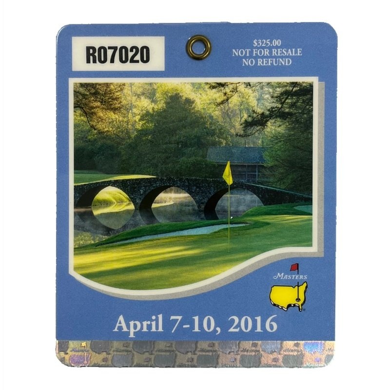 2016 Augusta Golf Pass