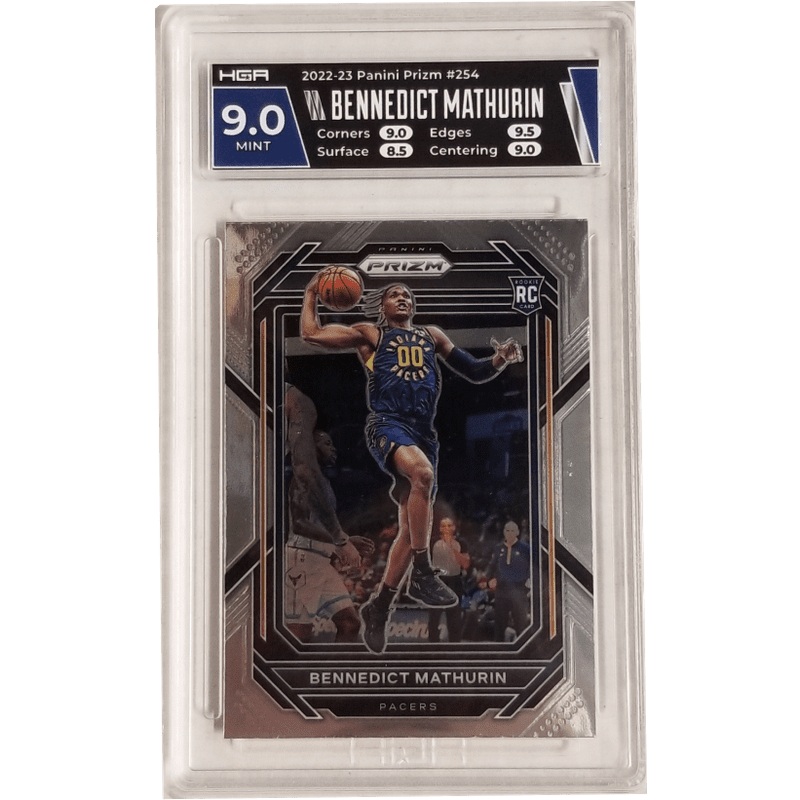 Bennedict Mathurin 2022-23 Panini Prizm #254 HGA 9.0
