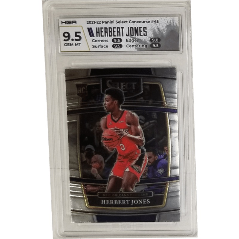 Herbert Jones: 2021-22 Panini Select Concourse #45 HGA 9.5