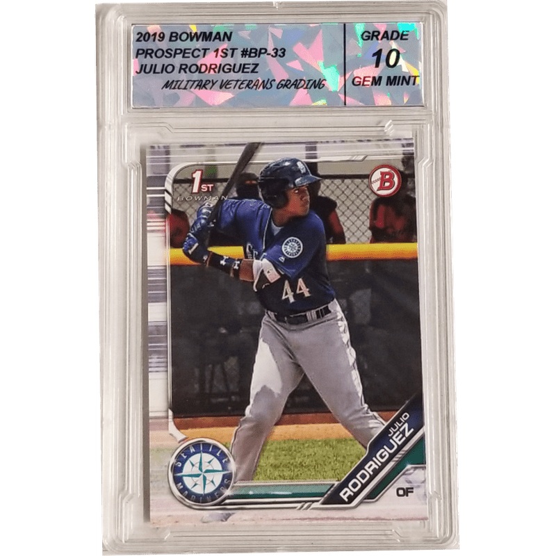 Julio Rodriguez 2019 Bowman Prospect 1st #BP-33 MVG 10