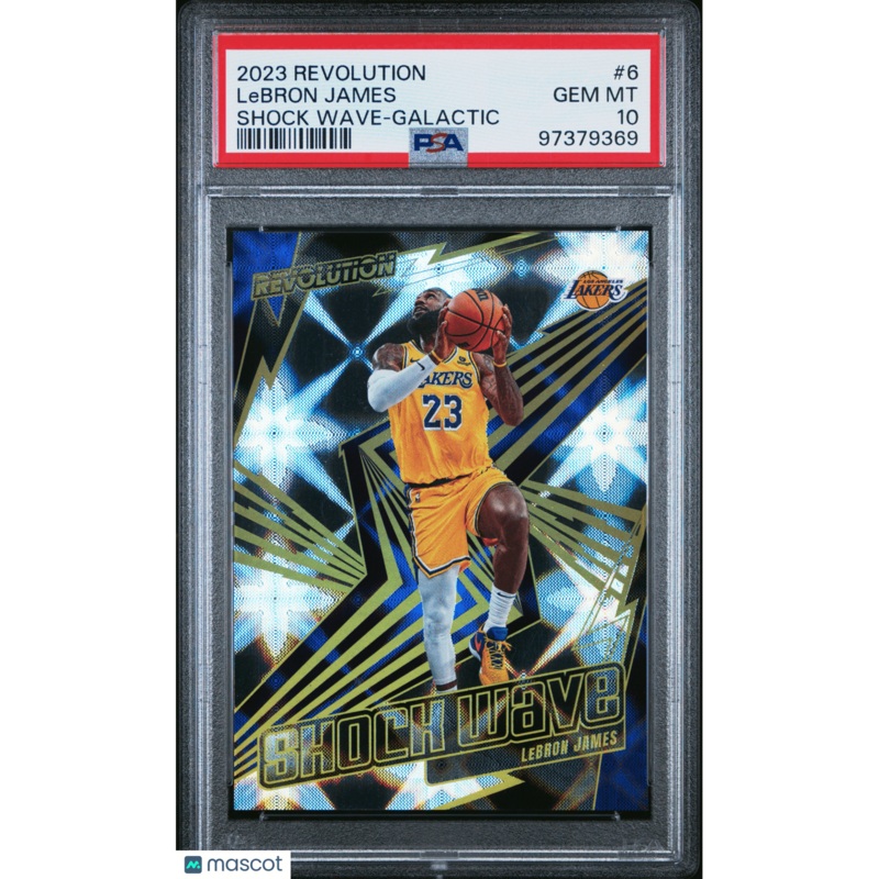 LeBron James 2023 Panini Revolution Shock Wave #6 PSA 10