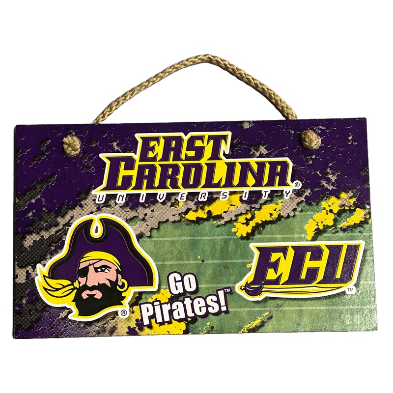 Wood Sign: East Carolina University