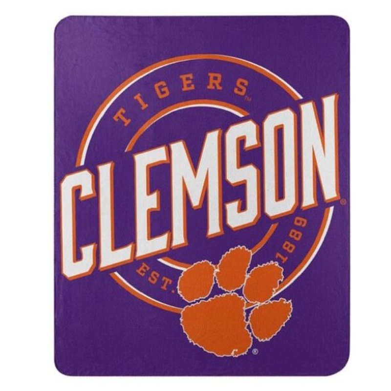 Blanket: Clemson Tigers – Fleece Roll 50″x60″