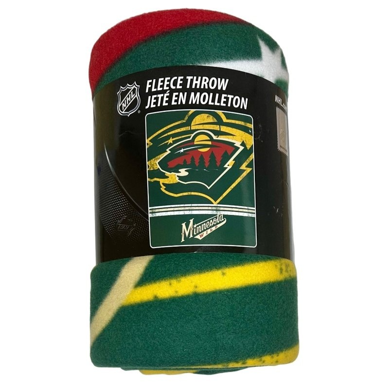 Blanket: Minnesota Wild- 50×60, Fleece