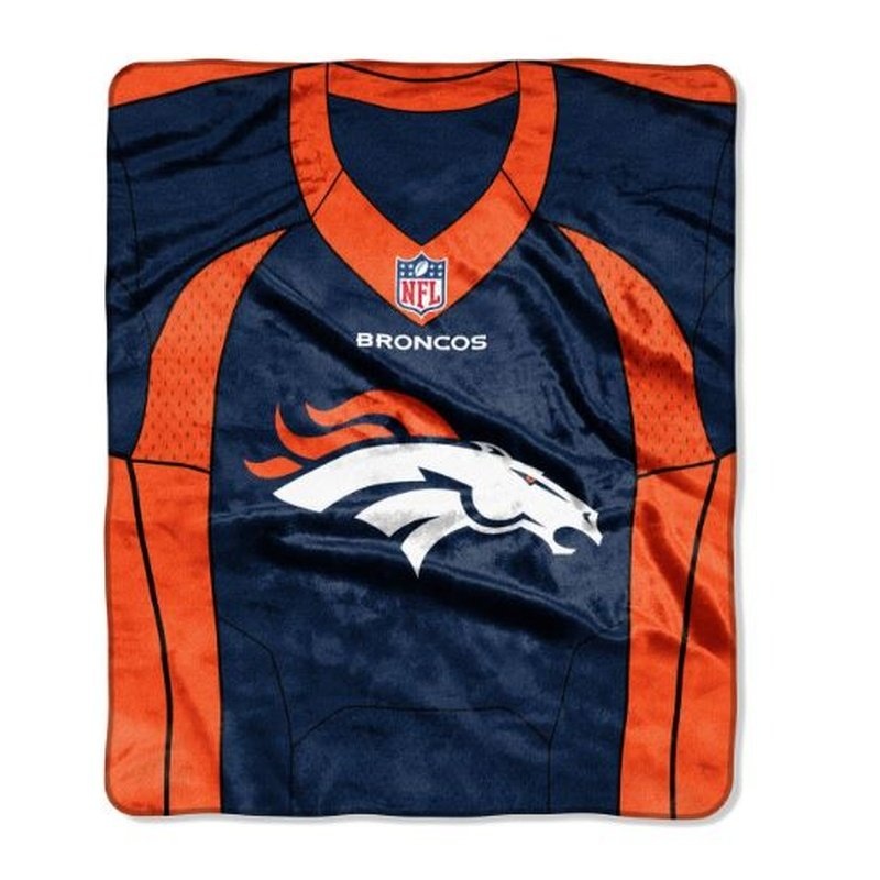Blanket: Denver Broncos – Plush Raschel Throw