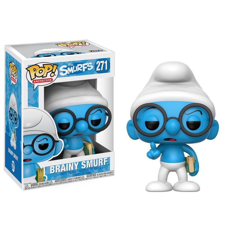 Funko Pop Animation Brainy Smurf Toy