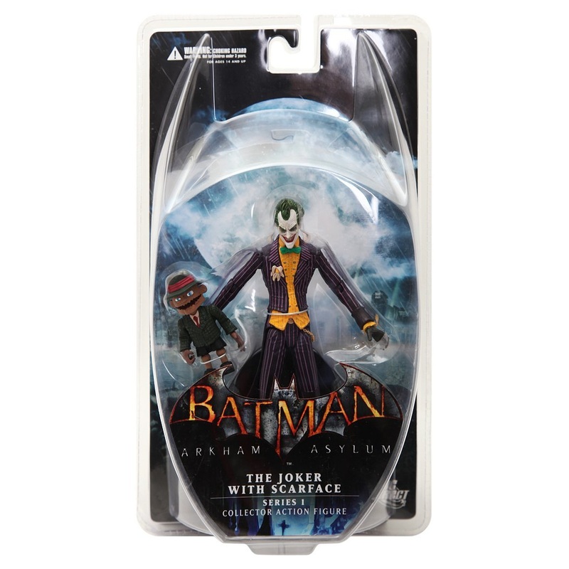 Dc Direct Batman: Arkham Asylum Series 1: The Joker With Scarface Action Figure