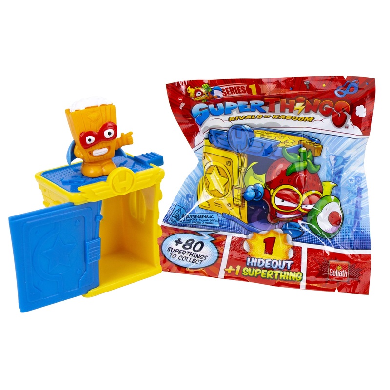 Superthings Series 1 – Hideout By Goliath – Each Blind Bag Contains 1 Superhero Or Supervillain, 1 Hideout & 1 Checklist, Multi Color