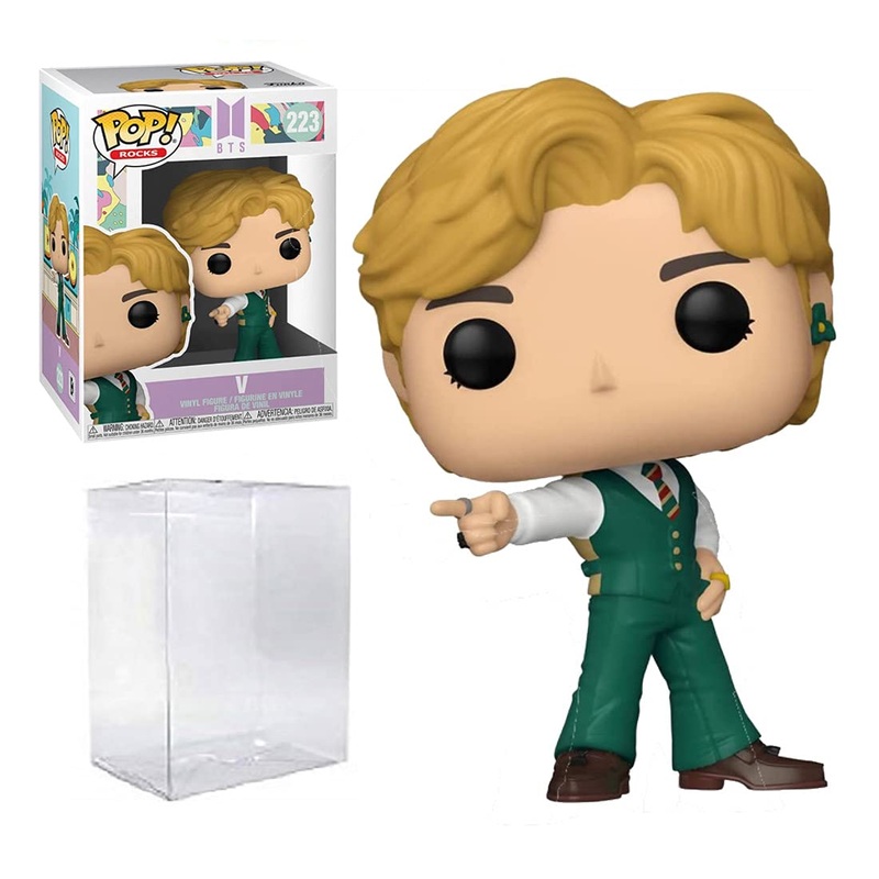 Bts Dynamite – V Vinyl Figure #223 (Includes Clear Pop Box Protector Case)