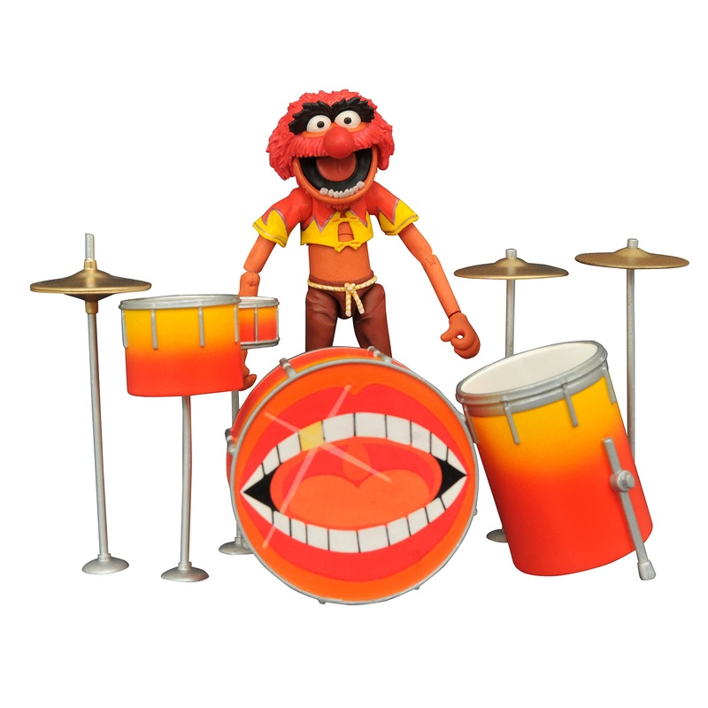 Diamond Select Toys The Muppets: Animal Action Figure, Multicolor