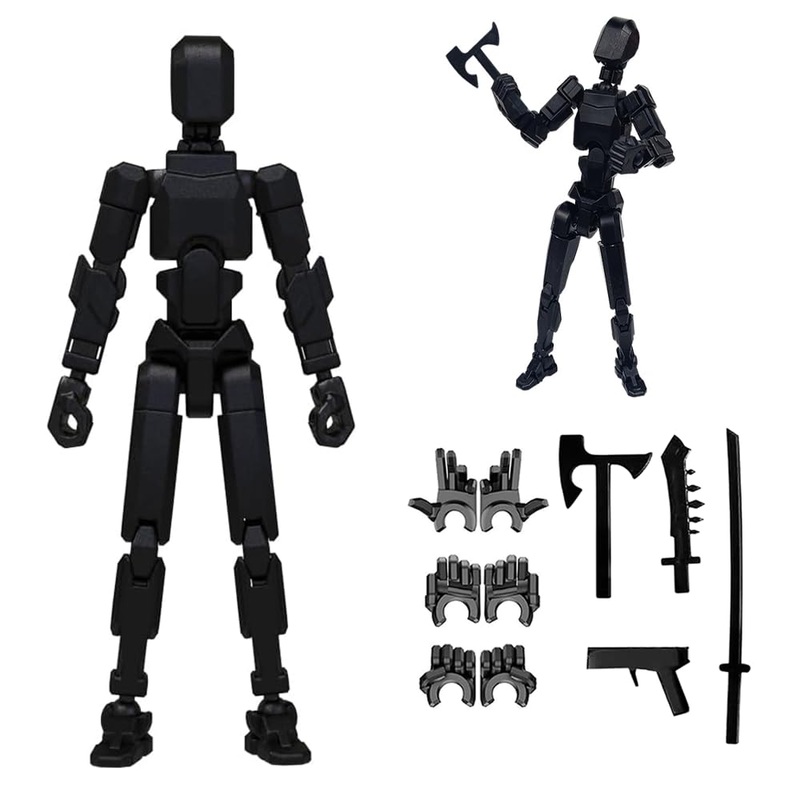 Dumwick Titan 13 Action Figure,2025 New Lucky Robot 13 Action Figures,3D Printed Action Figure,Dummy Robot 13 Action Figures Des
