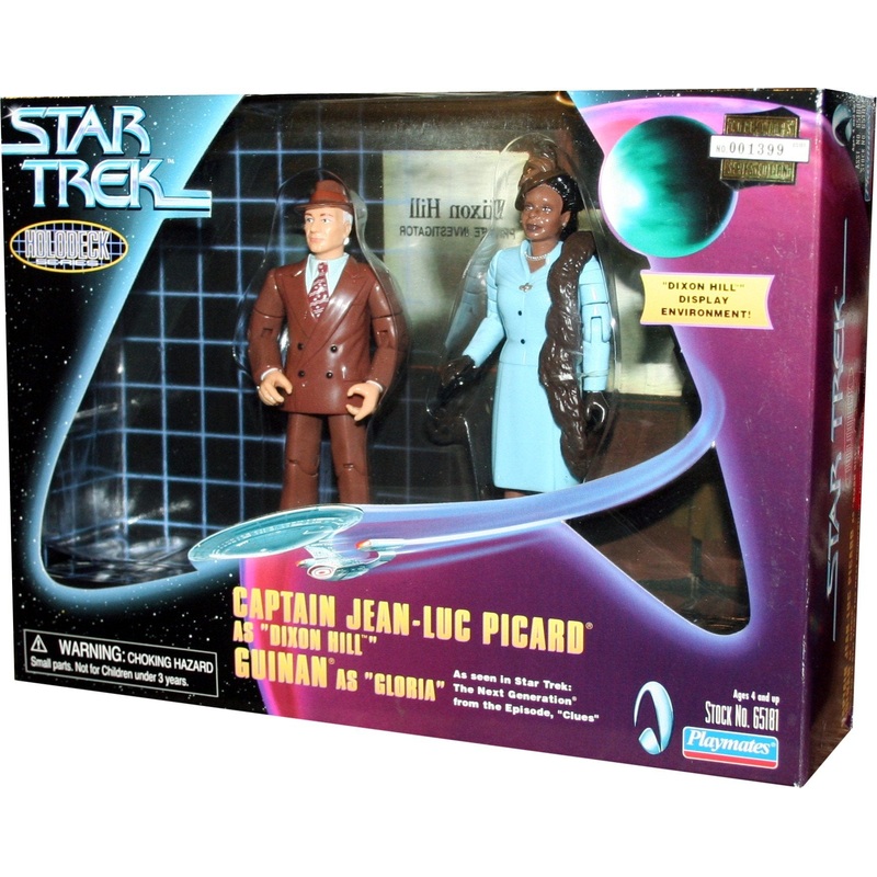 Captain Jean-Luc Picard As ‘Dixon Hill’ And Guinan As ‘Gloria’ As Seen In Star Trek: The Next Generation Holodeck Series From The Episode ‘Clues’