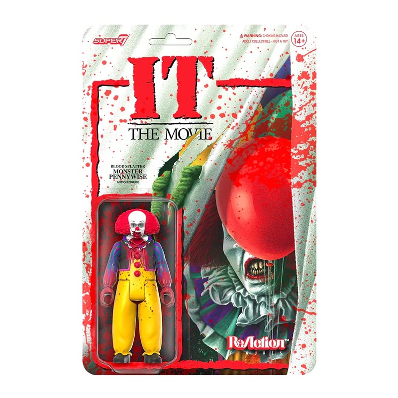 Super7 – It Pennywise (Blood Splatter) 3.75′ Reaction Figure