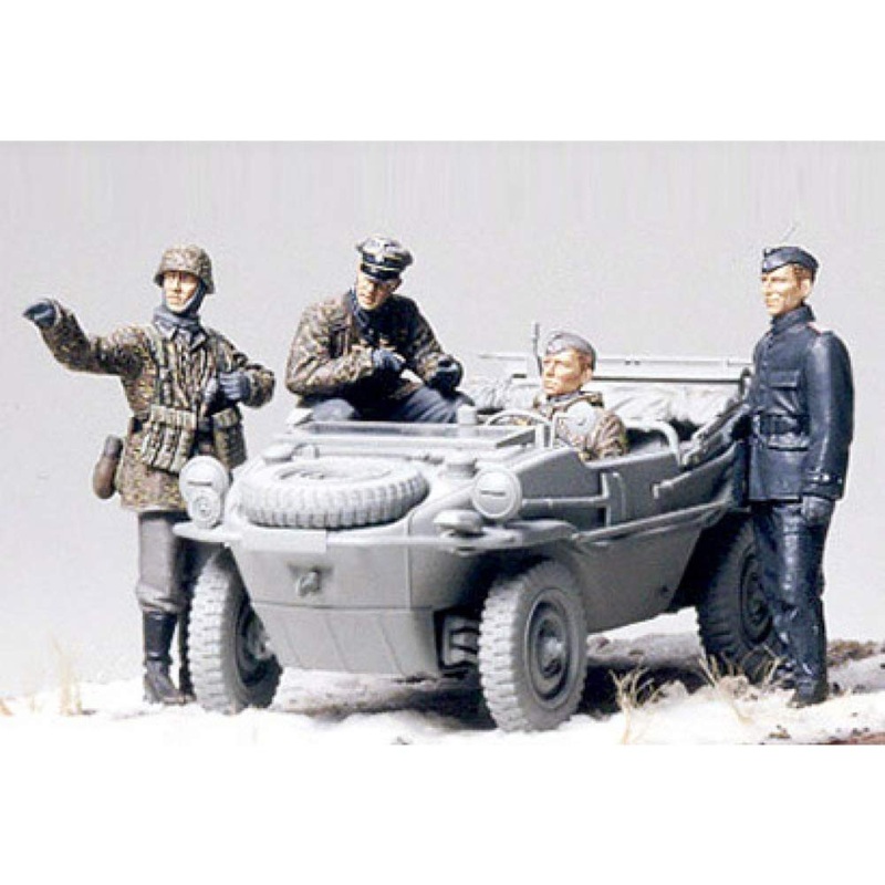 Tamiya 300035253  1:35 Wwii Figurine Set, Swimmwagen Amphibious Car (4)