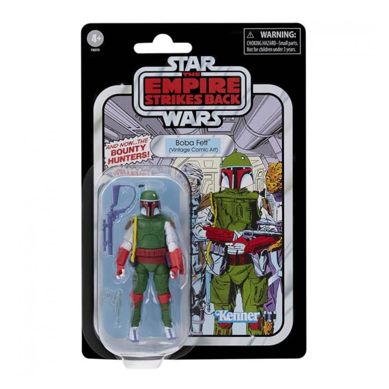 Star Wars The Vintage Collection Boba Fett (Vintage Comic Art Edition), 3.75-Inch Boba Fett Figure Inspired By Star Wars Publications
