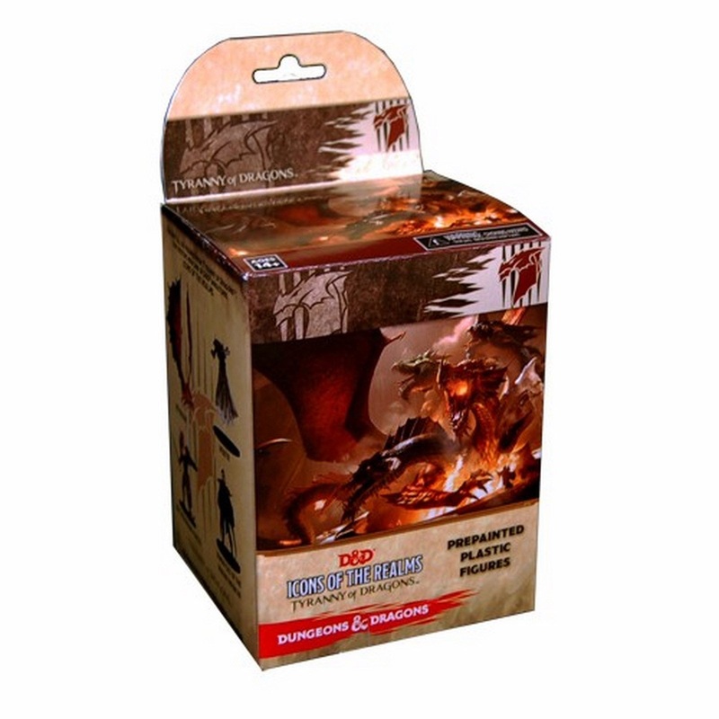 Wizkids Dungeons & Dragons Miniature Figurines – D&D Icons Of The Realms: Tyranny Of Dragons Booster Pack