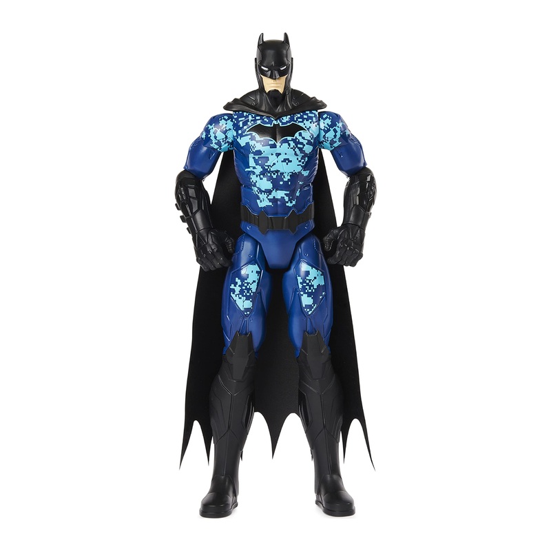 Dc Comics Batman 12-Inch Bat-Tech Tactical Action Figure (Blue Suit), Kids Toys For Boys Aged 3 And Up