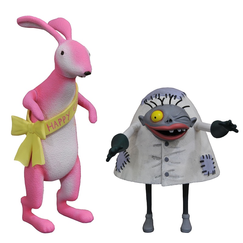 Diamond Select Toys The Nightmare Before Christmas Select: Easter Bunny & Igor Action Figure 2 Pack