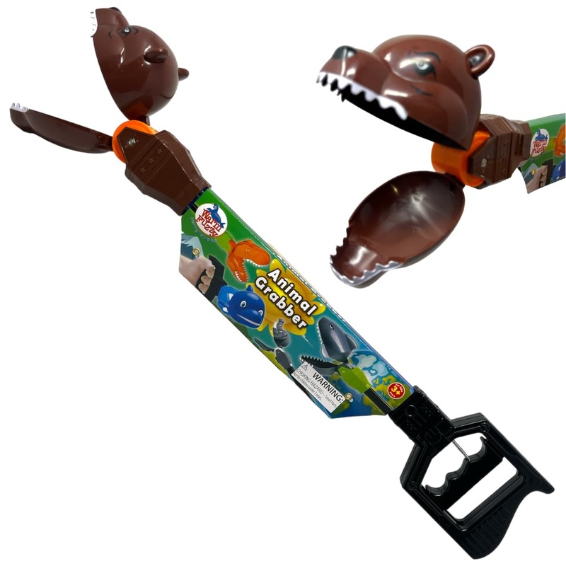 WARM FUZZY Toys 21    Bear Grabber Toy – Durable Plastic Hand Grabber for Kids – Perfect for Birthday Gifts, Goodie Bags, Prize