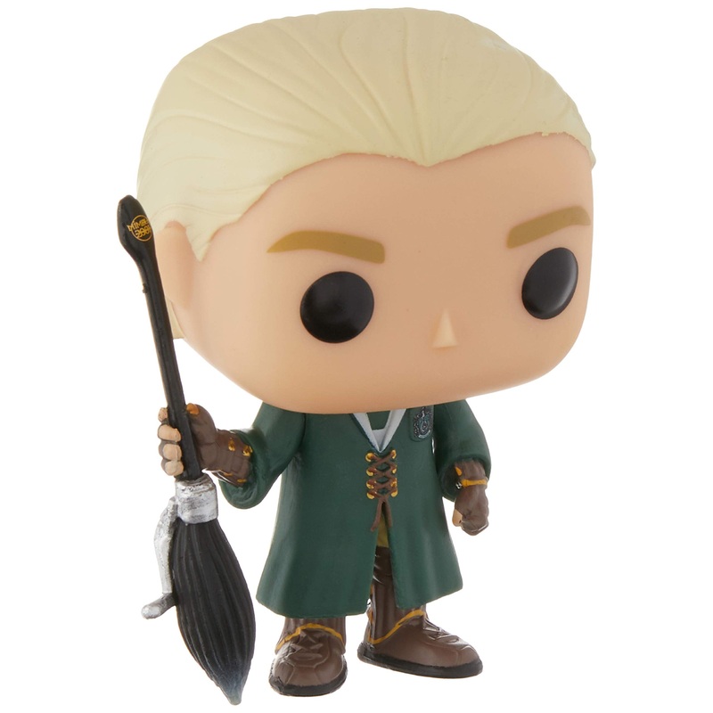 Funko – Harry Potter-Draco Malfoy Quidditch Figurine, Multicoloured, 6881