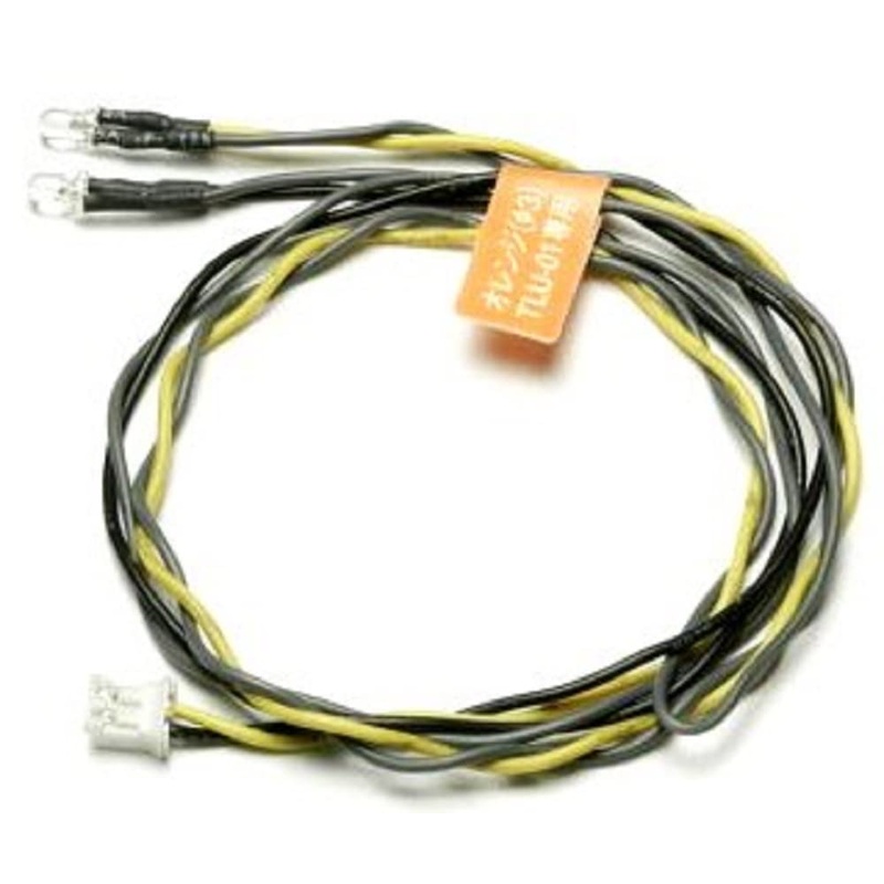 Tamiya 300053912 Led Flashlight For Tlu Model, Accessories, 3 Mm, Orange