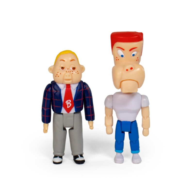 Super7 Pee Wee’S Playhouse: Randy & Billy Baloney Reaction Figure, Multicolor